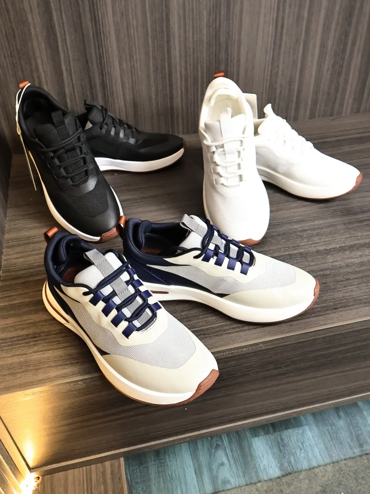 

Men's Breathable Sports Casual Shoes TPU Glue Rubber Anti-slip Wear-resistant Comfortable Summer Low-cut round Toe Shoes