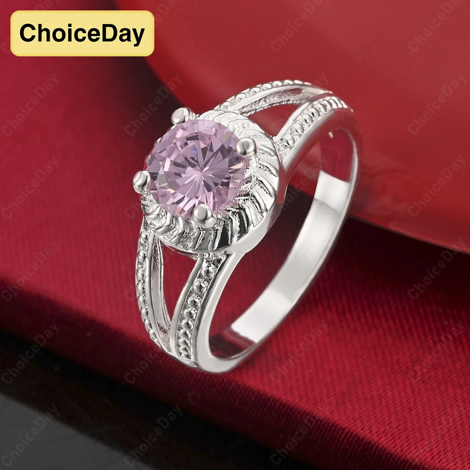 

Кольцо ChoiceDay из стерлингового серебра 925 пробы с цирконом 6/7/8/9/10 для женщин, свадебный подарок, аксессуары, ювелирные изделия на свадьбу