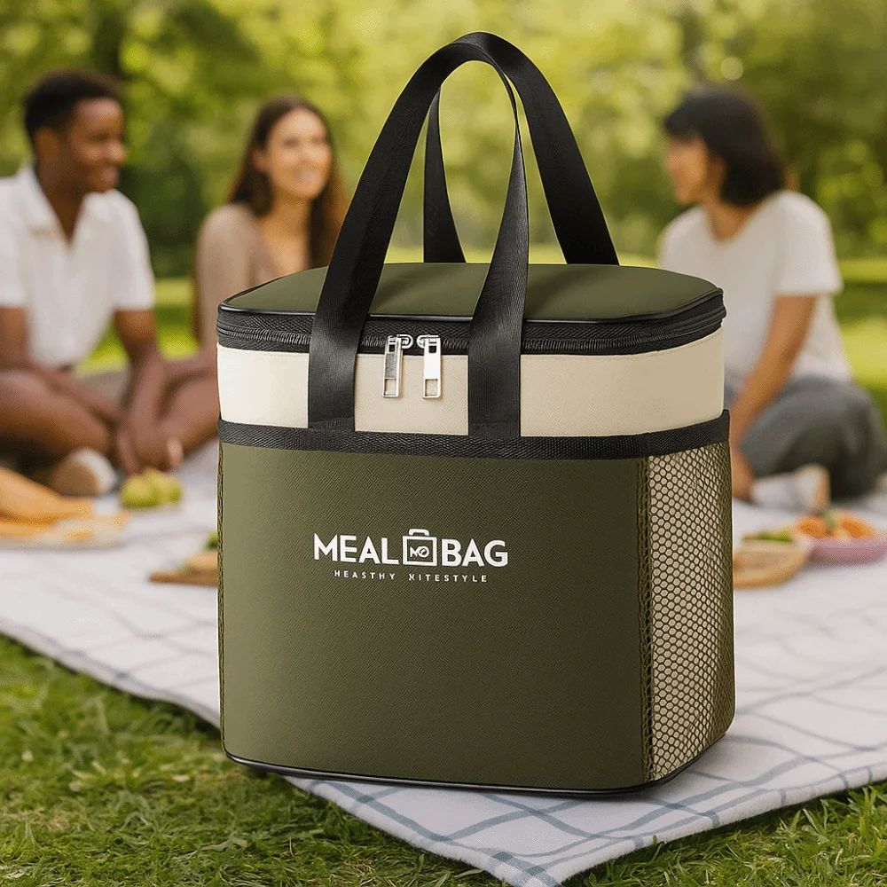 

Portable Lunch Insulation Bag Wear-resistant Aluminum Foil Heat Preservation Bag Oxford Cloth Large Capacity Lunch Carrier Lunch
