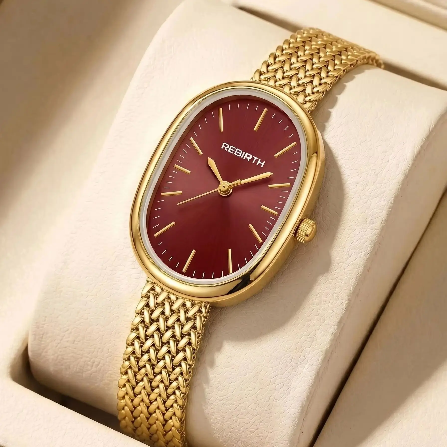 Montre à quartz simple et élégante pour femme, idéale pour un usage quotidien