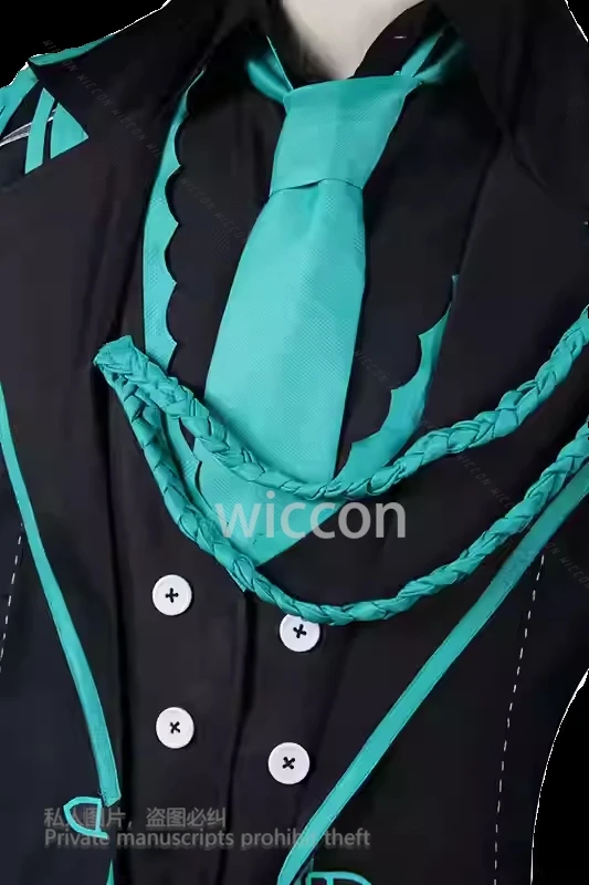 Limbus Company Ishmael-Disfraz de Cosplay para mujer, peluca, traje elegante, ropa de Cosplay, traje, vestido de Halloween, uniformes, Anime personalizado