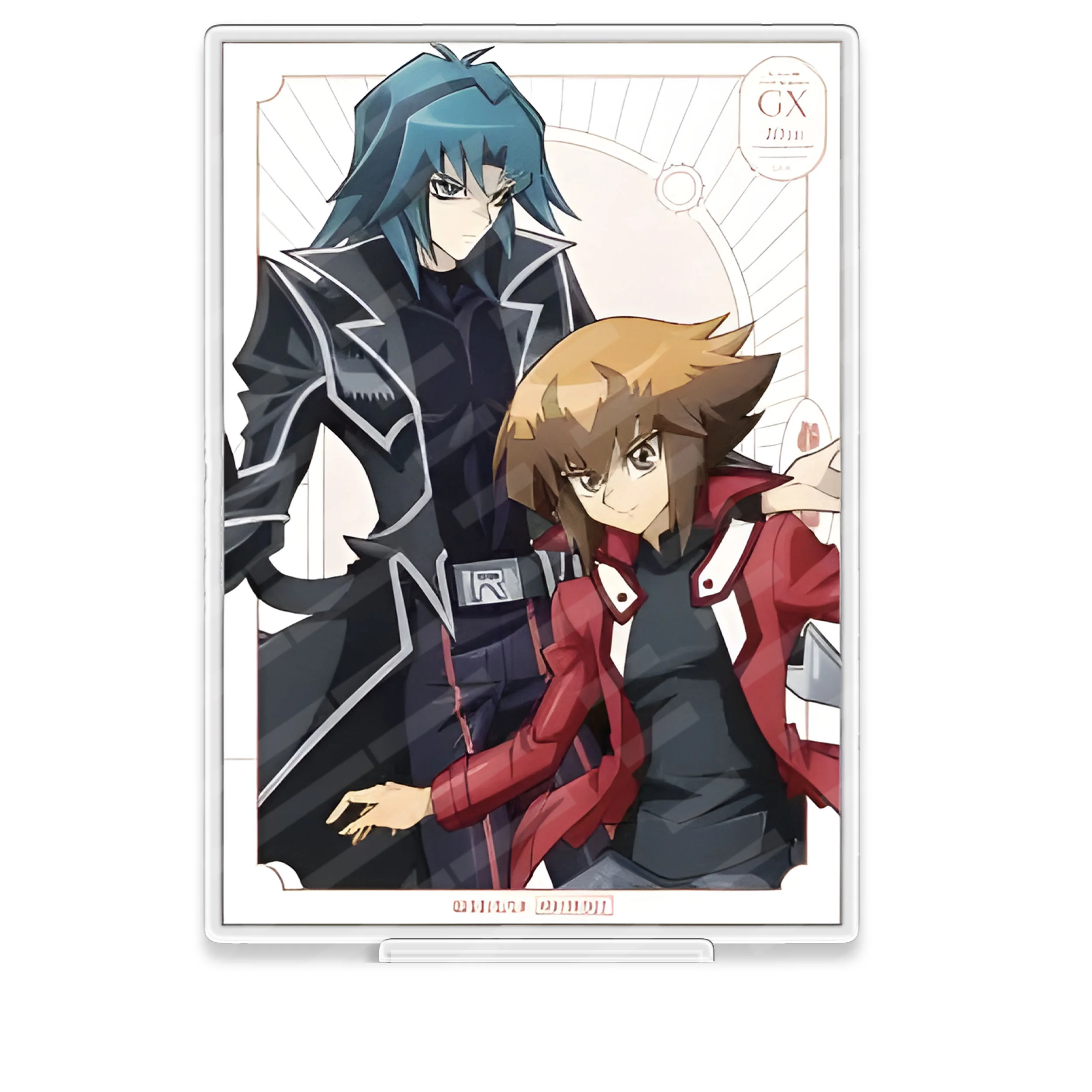 Аниме-игра Ю-Ги-О! Фигурка дуэлей монстров, кукла, аниме YuGiOh, акриловая подставка, модель, косплей, настольный орнамент, игрушки, подарки 10 см