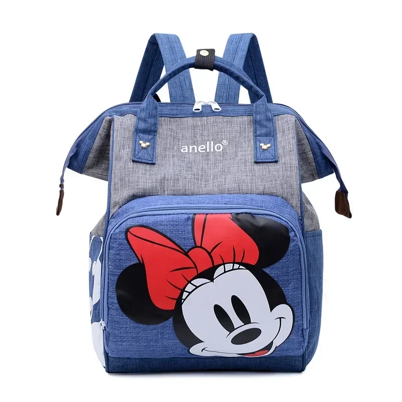 Disney mãe bebê menina menino mochila mickey grande capacidade saco de armazenamento bolsa mickey mouse mochila novo dos desenhos animados saco de fraldas