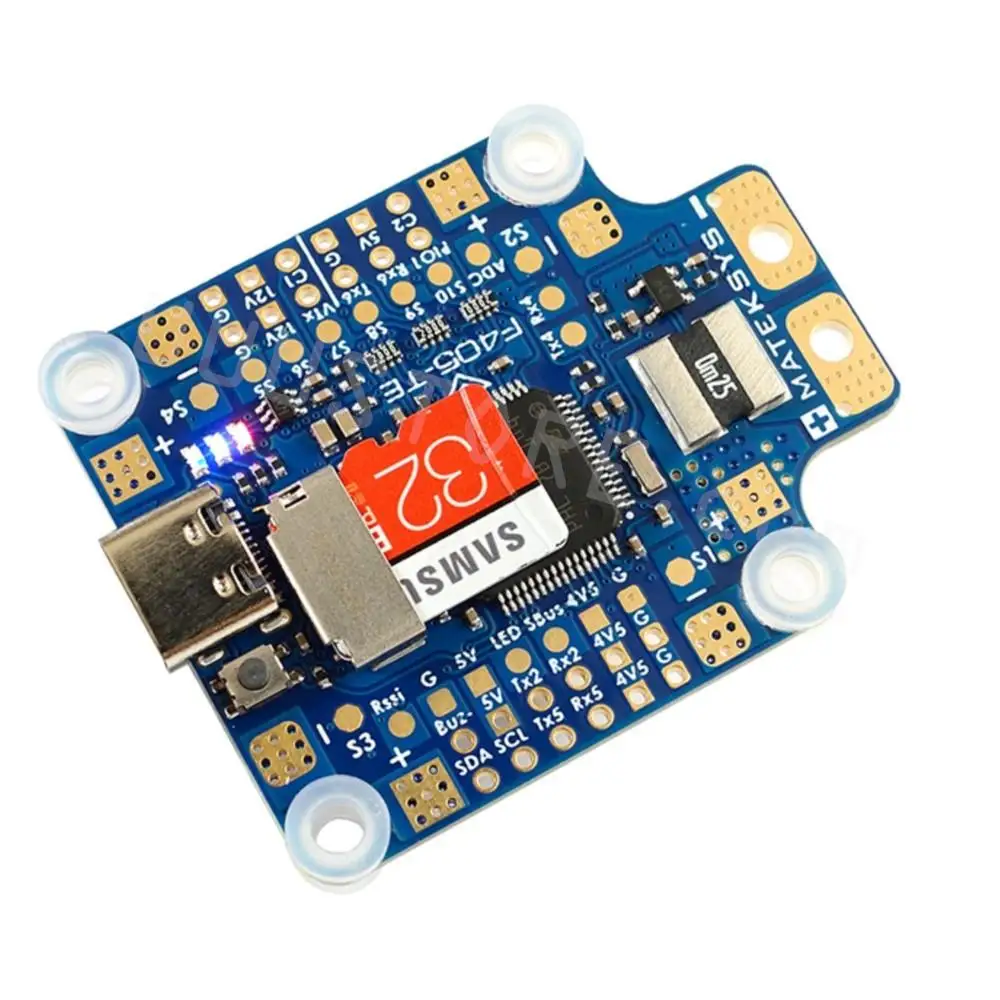 MATEK F405-TE kontroler lotu Baro OSD MicroSD Blackbox podwójny BEC 220A aktualny czujnik 3-8S PDB 30x30mm dla dronów FPV Freestyle