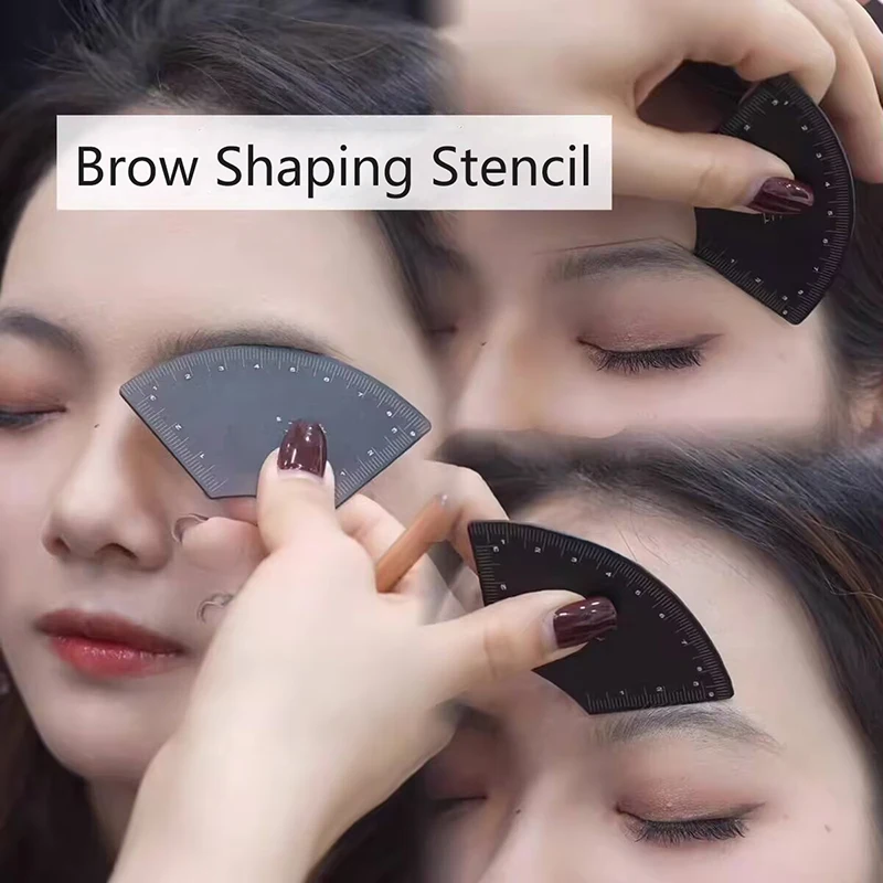 1PC Brow Shaping Stencil Makeup Tool - Multi-Style Reusable Instant Brow Shaper - Easy & Precise Brow Shaping Tool Kit for Women