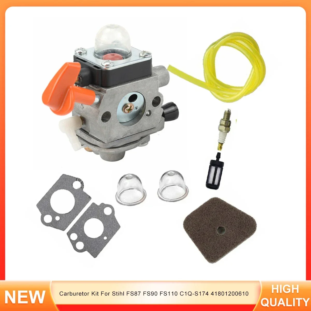 

Carburetor Kit For Stihl FS87 FS90 FS110 C1Q-S174 41801200610