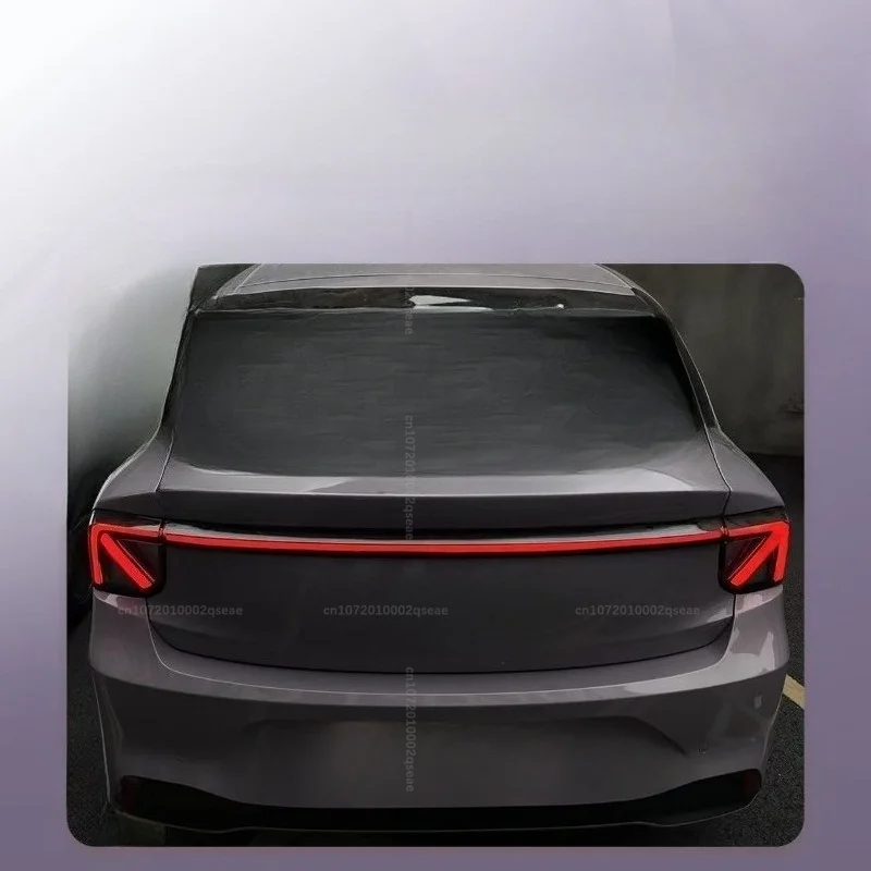 Farbwechselnde Rücklichtfolie aus TPU, hellschwarz, transparent, für die Außendekoration und Modifikation von Autos, für MG MG4 EV Urban 2026 – Detail 3