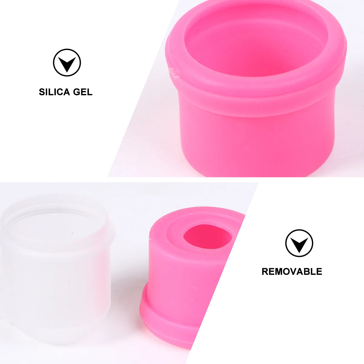 

10Pcs Nail Soaker Covers Superior PP Material Durable Nail Removing Covers for Uv Gel Polish Removers Practical Manicure Tools