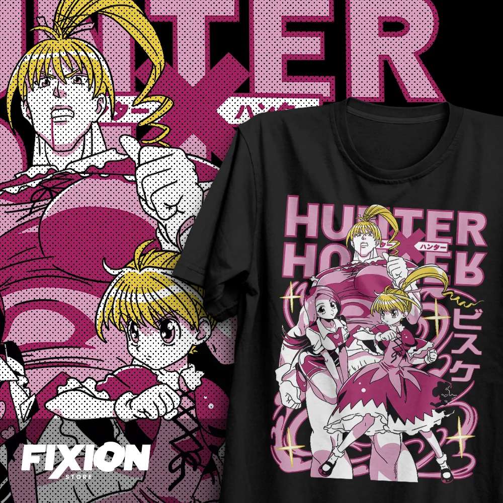 

Аниме футболка Hunter x Hunter-бисквит RA, манга, подарок для любителей аниме, все размеры, хлопок