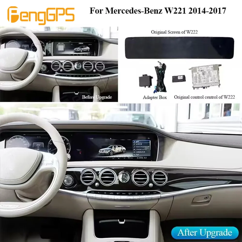 

Автомагнитола для Mercedes BENZ W221 2014-2017, Android, 2Din, стереоприемник, Авторадио, мультимедийный плеер, GPS-навигация, экран головного устройства