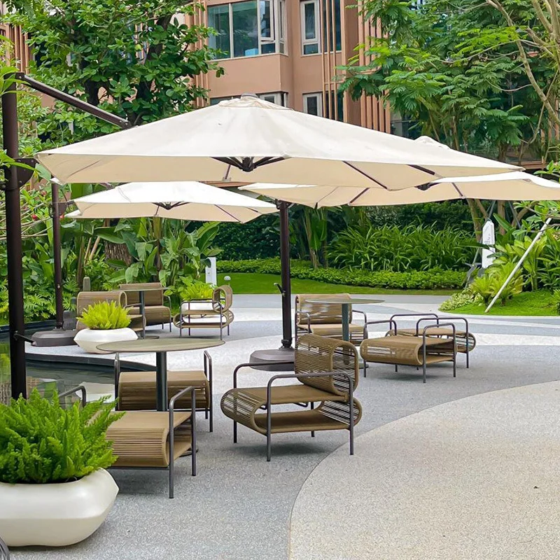 

Customizable outdoor rattan sofa