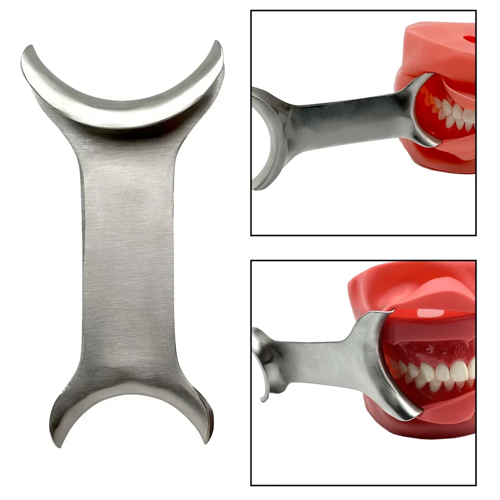 

Dental Tool Stainless Steel Intraoral Cheek Lip Retractor Intraoral Opener T-Shape