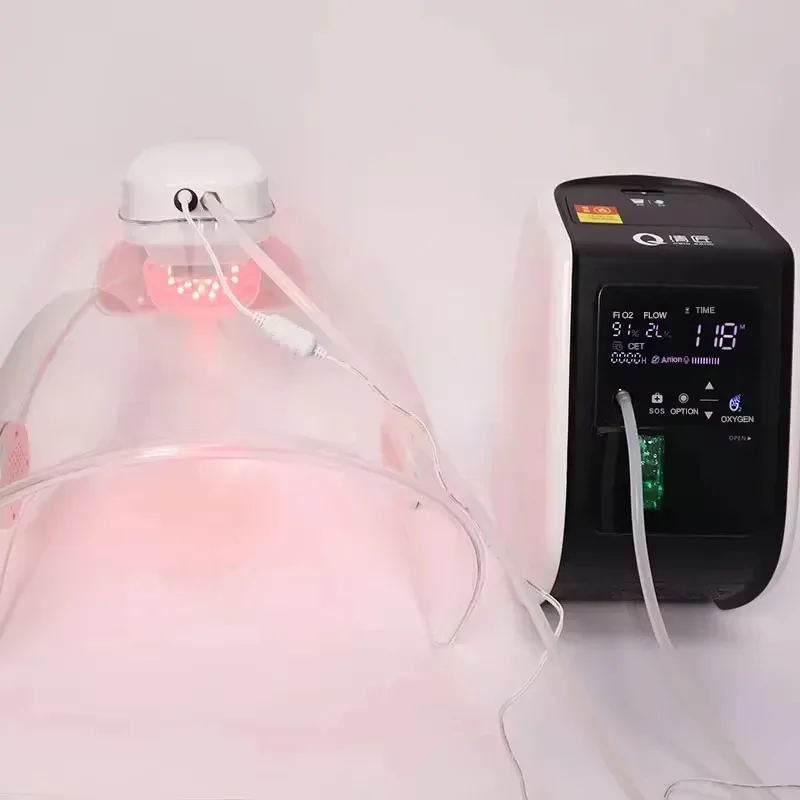 O2toderm Dome Oxygen Therapy Facial Treatment Machine with Mask Korean Derm Infusion System for Beauty Salons And Home Use