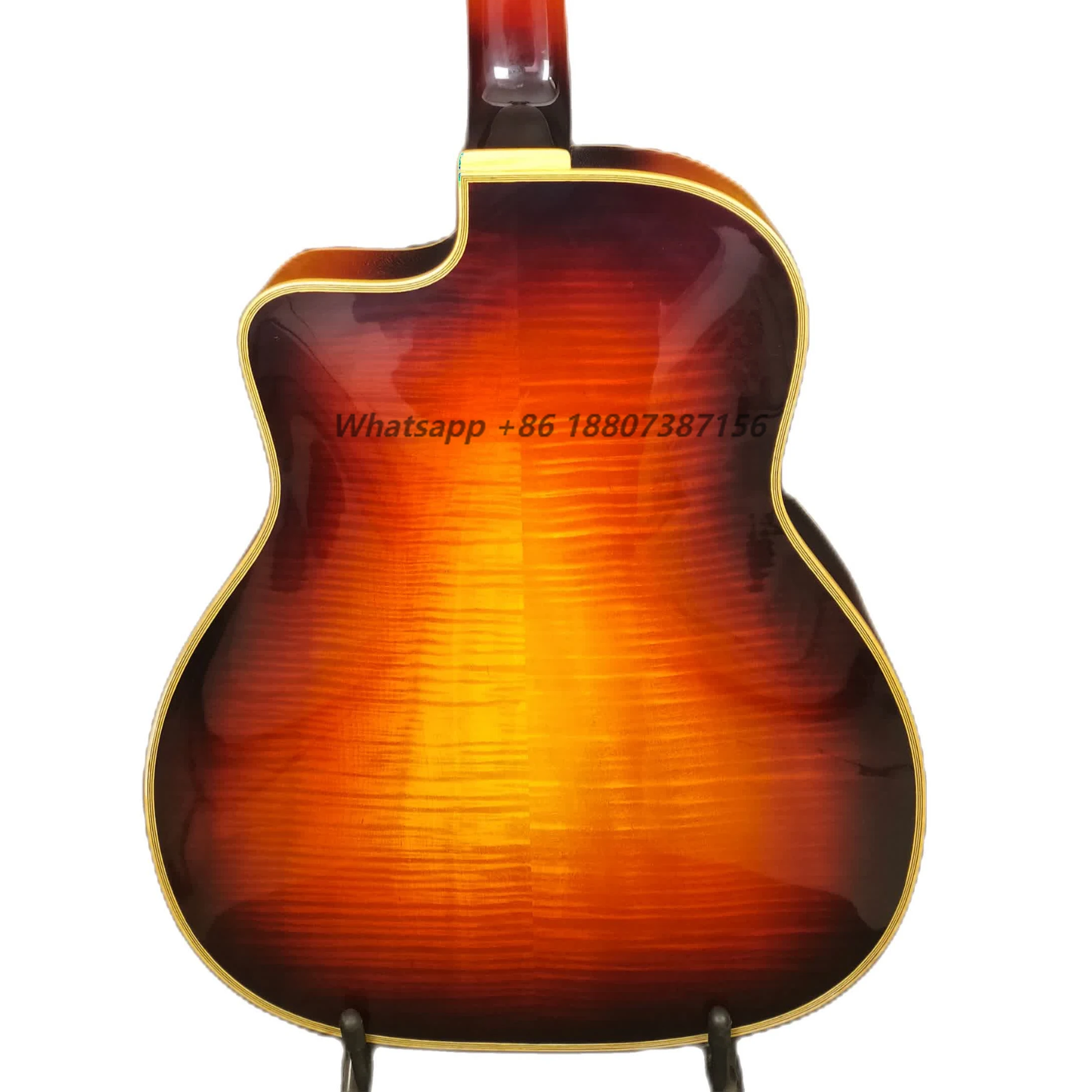 Gypsy Maple Fully Handmade Archtop Jazz Guitar Acoustic