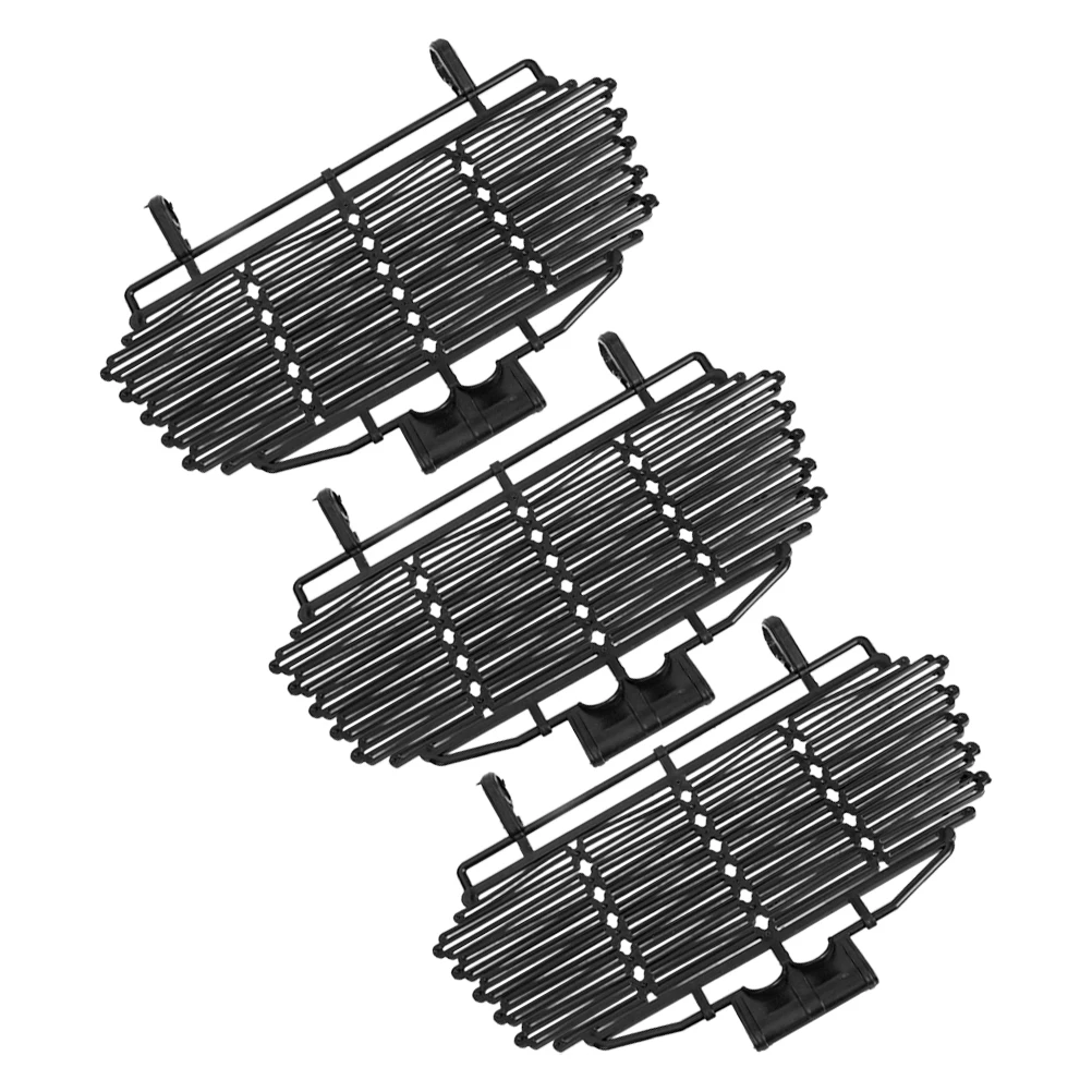 

3 PCS Small Car Basket Lid Bike Accessories for Kids Front Black Plastic Cover Girls