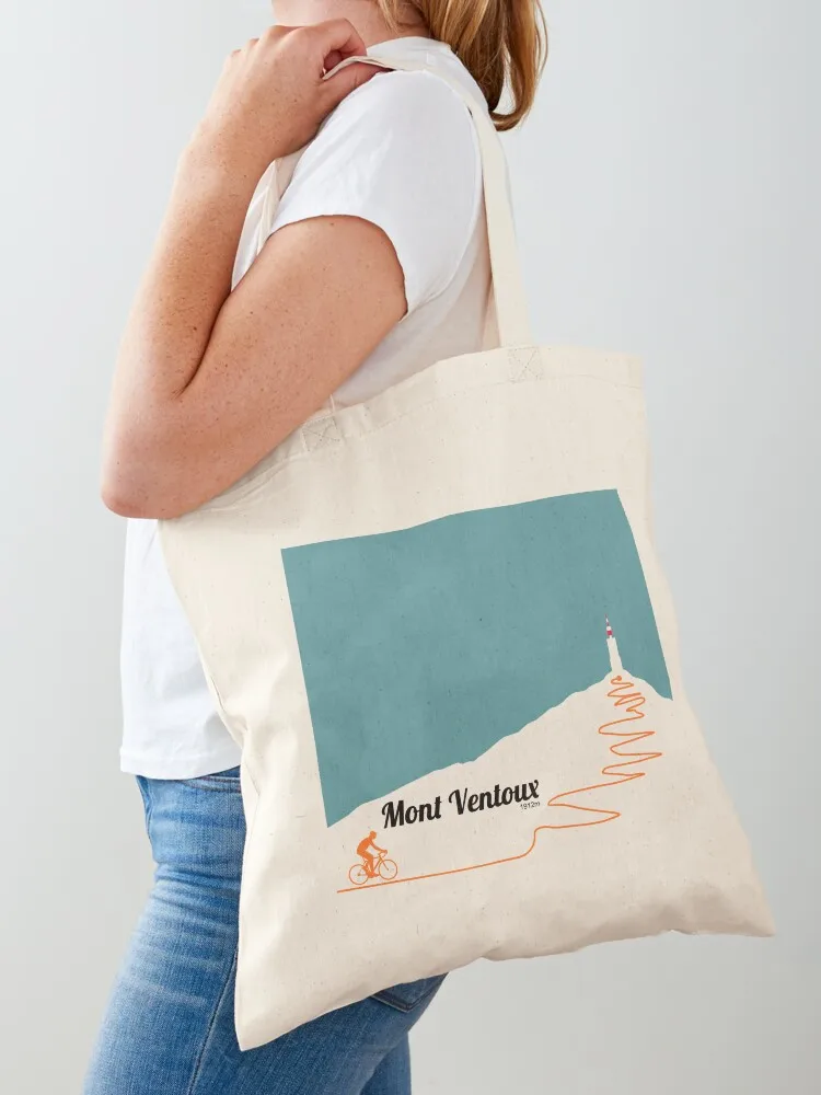 

Mont Ventoux Cycling Artwork Tote Bag tote bag screen reusable shopping bag shopping logo canvas tote