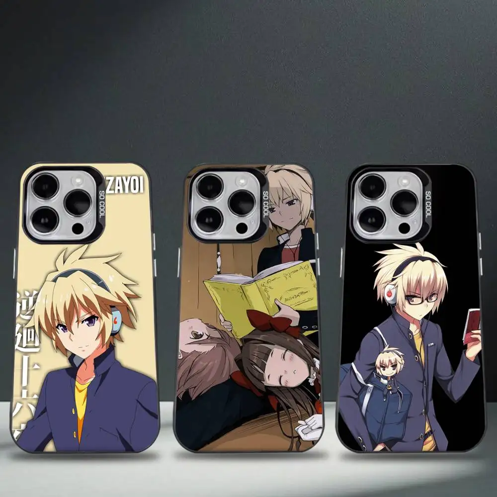 

Amane Sakamaki Izayoi Phone Case For iPhone 16,15,14,13,12,11,8,7,Pro,Max,Plus,Mini,XS,SE Anti Fall Black Matte Hard