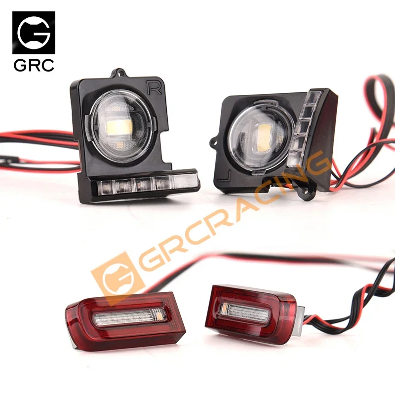 GRC 4-Channel Wireless SMD LED Control System / Bluetooth linkage Head&Tail lights For TRAXXAS TRX4 TRX6 Benz G500 G63 #G150PG