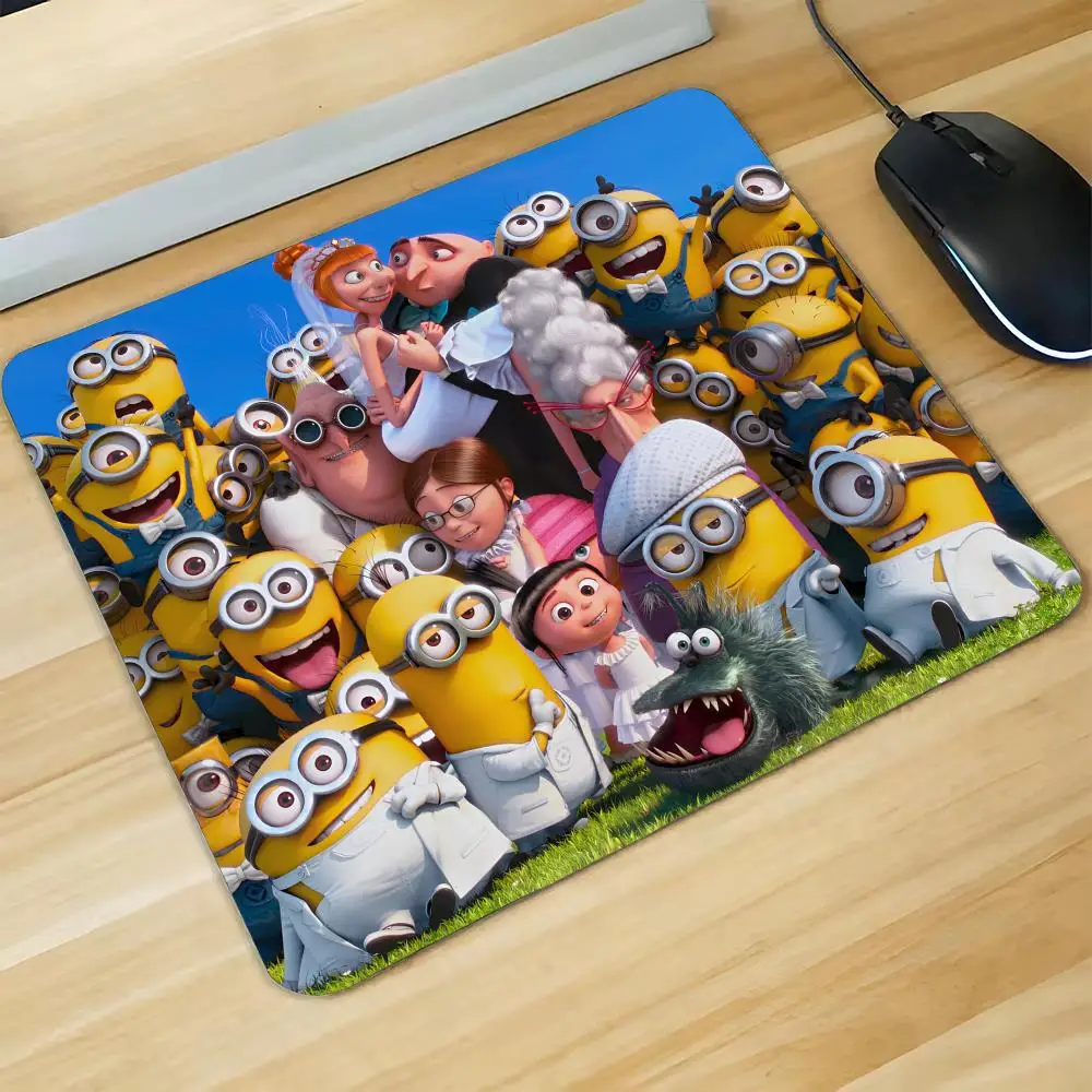 Cartoon C-Cute M-Minions Mouse Pad Gaming Laptops Keyboard Mat Deskmat Pc Accessories Desk Protector Mousepad Gamer Mats Anime