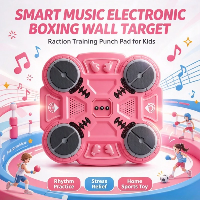 Rhythm Punch Training Pad, Family Indoor Fitness Smart Boxing Target, Kids Stress Release Game Sports Toy