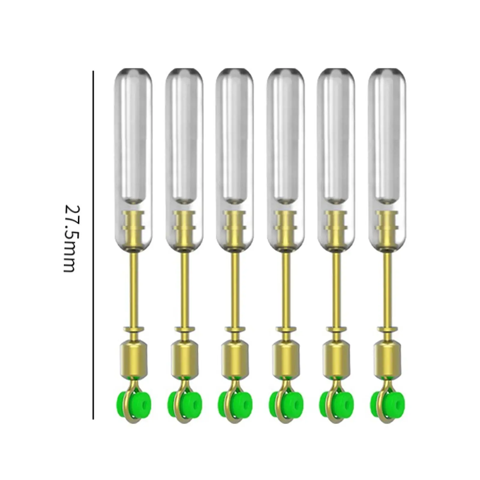 6-компонентные адаптеры для поплавка для рыбалки, вращающиеся вертлюги с защитой от запутывания, держатель поплавка
