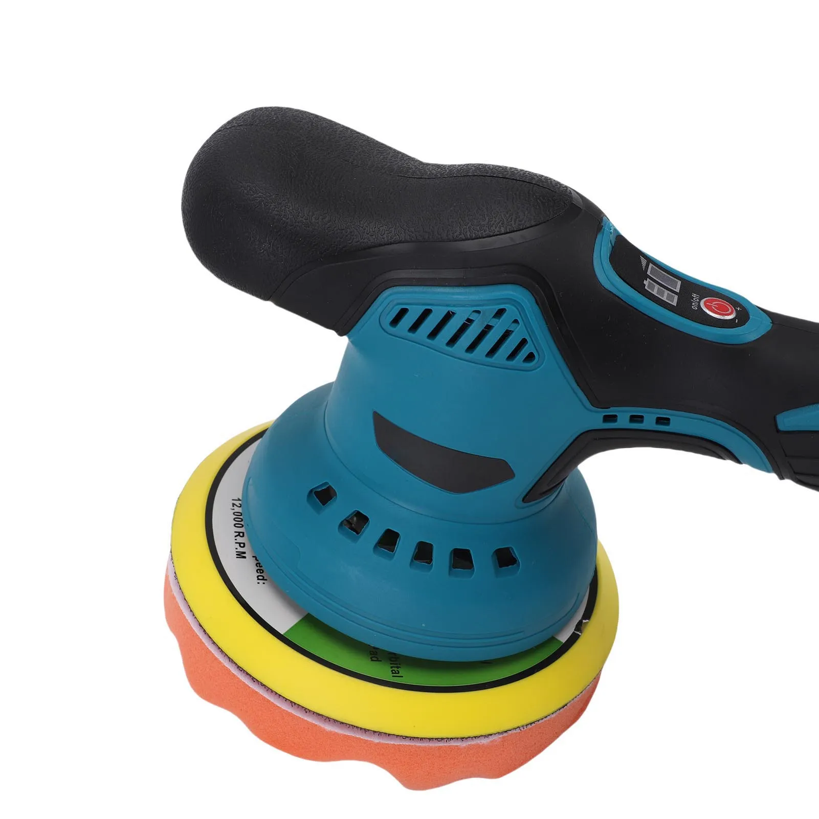 무선 자동차 버퍼 폴리셔 8단 속도 조절 2600mAh 충전식 배터리 구동 6인치 왁싱 폴리싱 기계 자동차 폴리셔