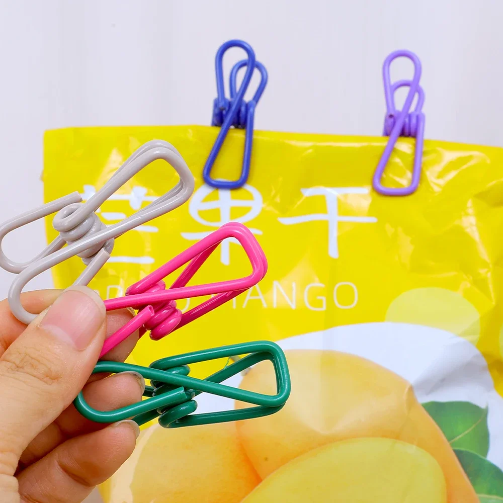 Mini Bag Sealing Clip Portable New Kitchen Storage Food Snack Seal Sealing Bag Clips Sealer Clamp Metal Tool Kitchen Accessories