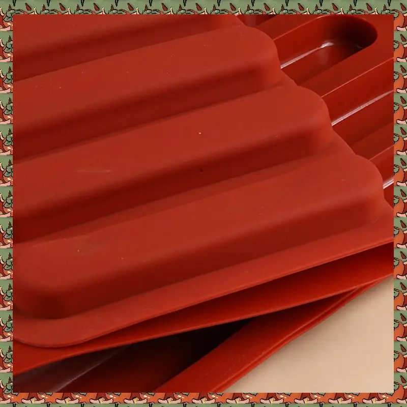 

ABLQ 8X Tiramisu Finger Biscuit Silicone Mould,15 Cavities Cereal Bars Baking Mould,Chocolate Bar Mold