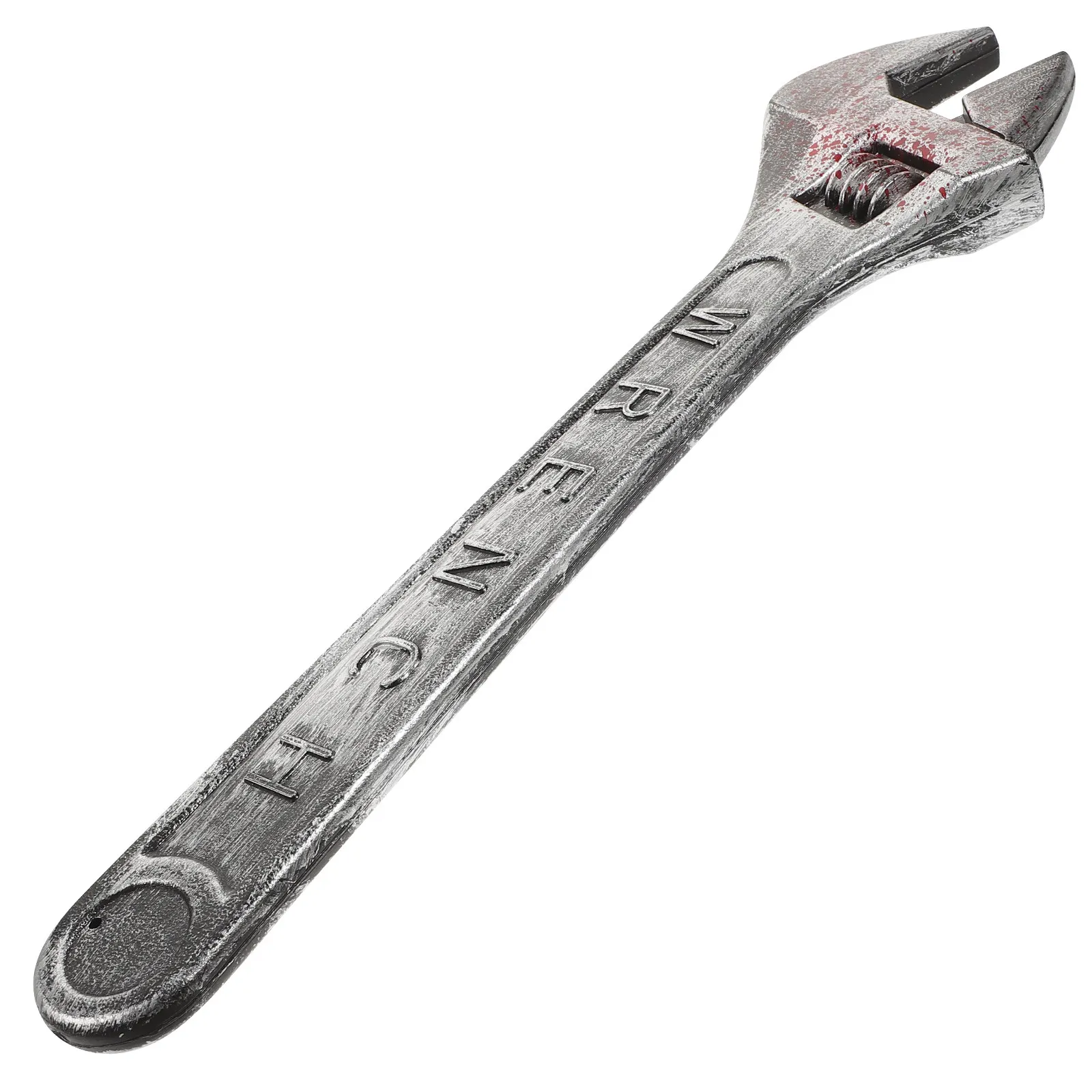 

Plastic Wrench Prop Realistic Bloody Spanner Halloween Prank Decorative Spanner Prop Scary Performance Cosplay Accessory