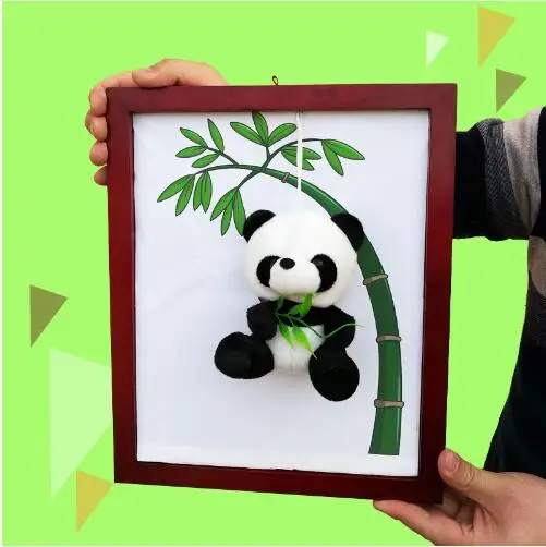 

Panda Frame Magic Tricks Plush Panda Toy Appearing From Board Magia Magician Stage Party Gimmick Props Illusion Mentalism Funny