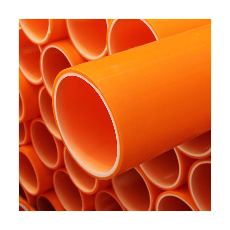 1Pcs Length 200mm 500mm Pvc Orange Water Pipe Outer Diameter 20mm~50mm UPVC Plastic Hollow Water Pipe Aquarium Water Accessories