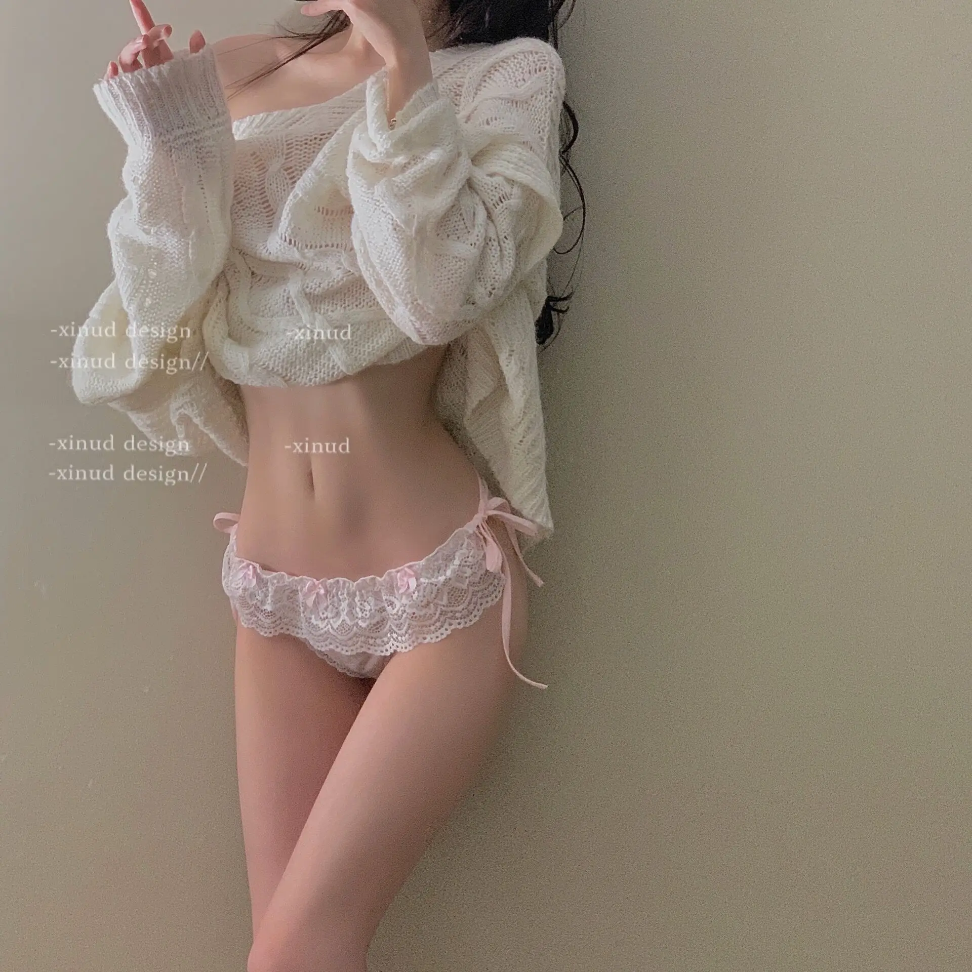 Sweet Japanese Girl Lace Underwear Women Low-rise Lolita Fashion Underpants Solid Briefs Comfort Underwear Cute Lingerie