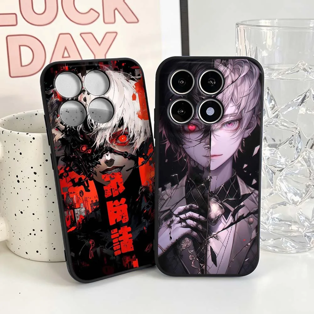 Anime Tokyo Ghoul Comics Phone Case For Xiaomi Mi 17 15 15T 14T 14 13 13T 12 12T 12S 11 Lite Pro Ultra 5G Black Soft Cover
