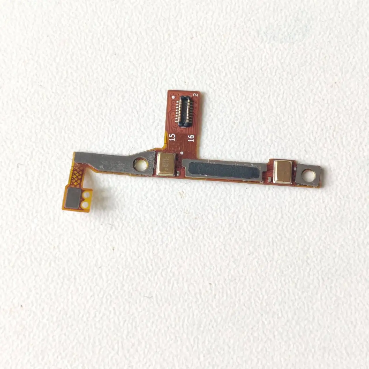 For Blackberry Q20 Classic 4G Cell Phone Side Power Control Buttons with Microphone FPC Side Parts MIC Flex Cable Flash Light