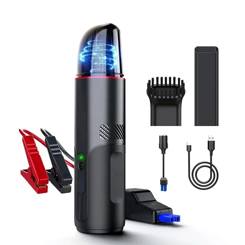 Charmex Upgrade Car Jump Starter  Power Bank Car Jump Starter Portable Car Vacuum Cleaner