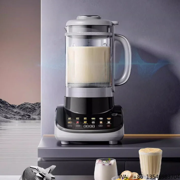 Multifunctional 1500Ml Soybean Milk Soup Fruit Juice Maker Blender Household Soya Milk Making Wall Breaking Machine