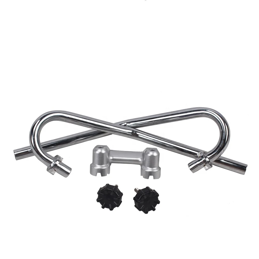 for Daxs Bicycle Handlebars with Bar Bracket Steel Motorcycle Handlebars