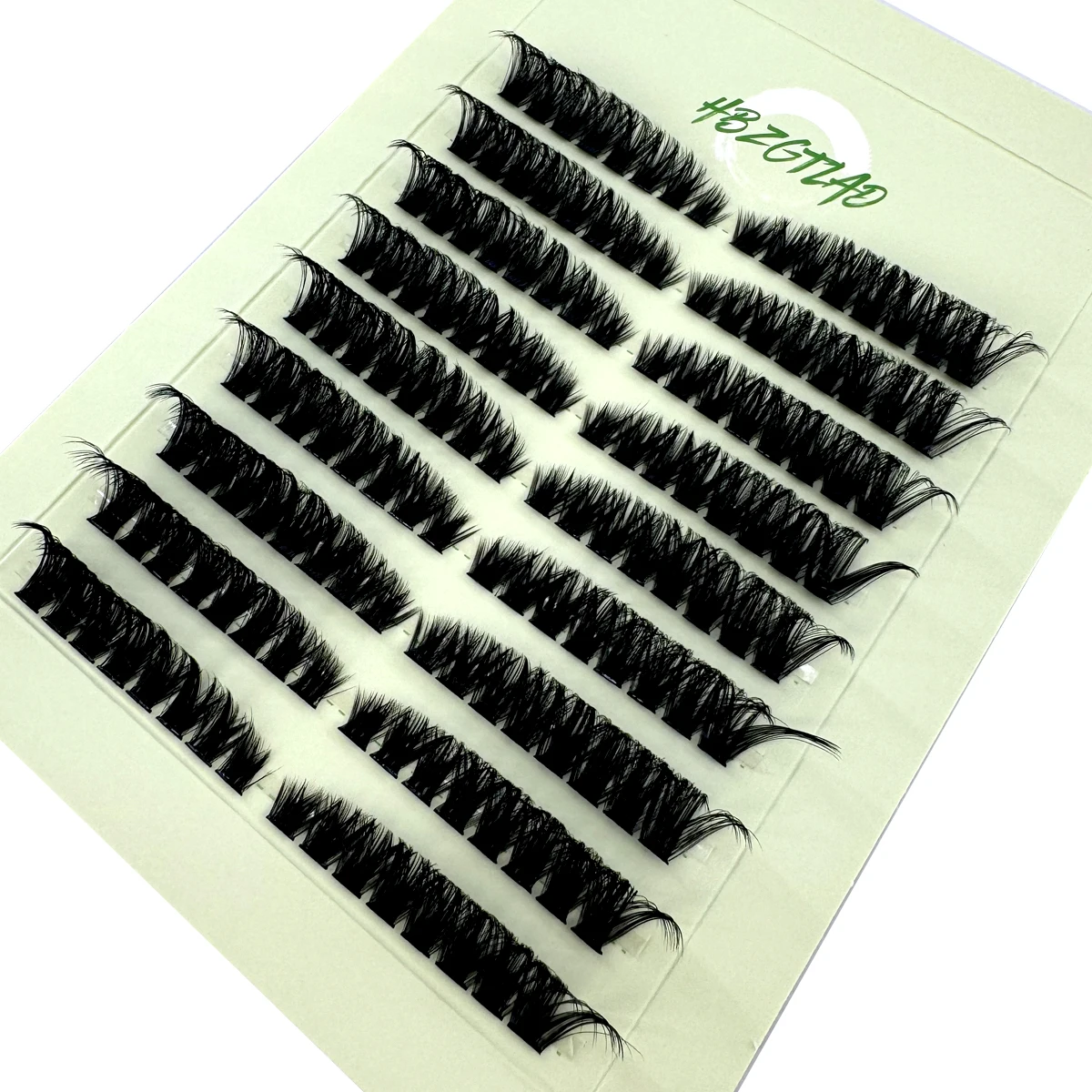 AMSDCN Estensione del fascio di ciglia soffici a 9 file 60D/80D Estensione ciglia Cat Eye sinistra/destra