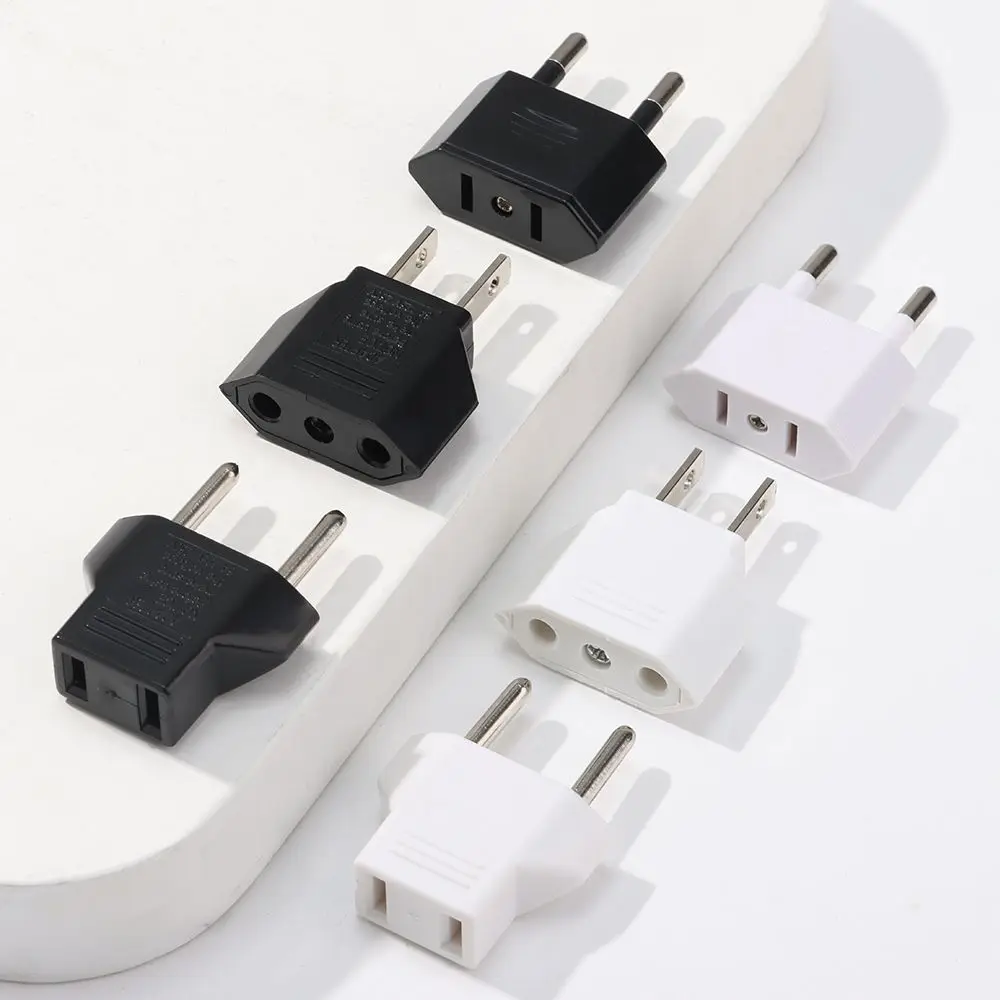 1PC Travel Socket EU To US Charger Socket Power Adapter Plug Adapter EU Plug Adapter US To EU