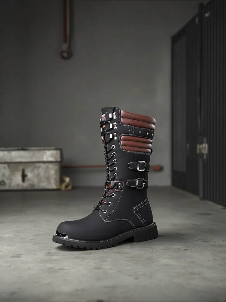 AliExpress NONE Motorcycle Riding Men Boots Waterproof Motocross Cycling Shoes Off-Road Motorbike Racing Anti-drop Breathable Equipment Soft
