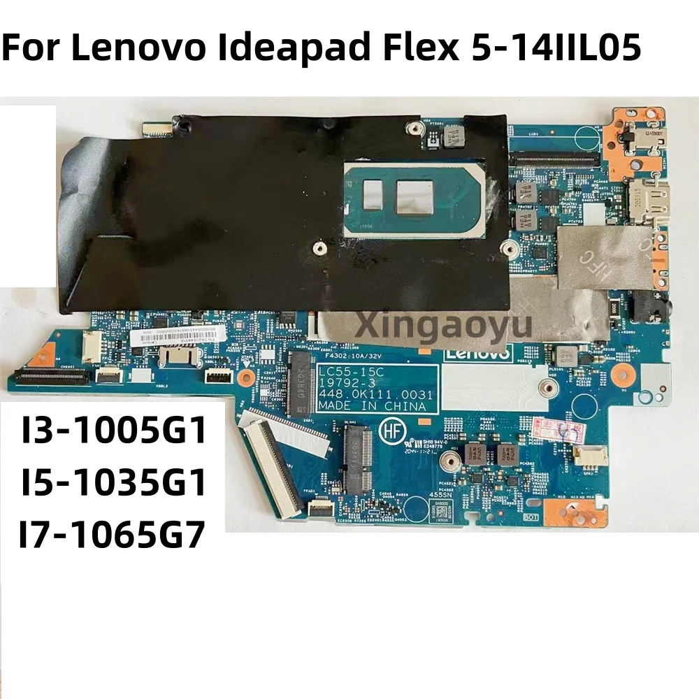 

Оригинальная материнская плата для ноутбука Lenovo Ideapad Flex 5-14IIL05 I3 I5 I7 CPU 8 Гб RAM LC55-15C 19792-1 19792-3 100% протестирована