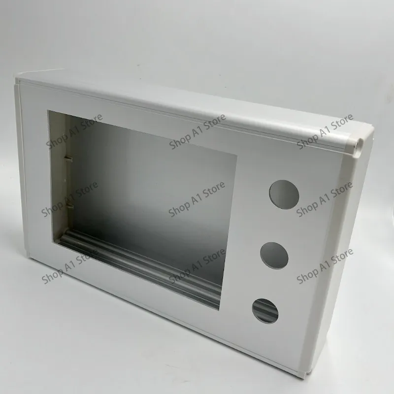 7 inch 10 inch through state display control touch screen control cabinet box aluminum alloy installation box