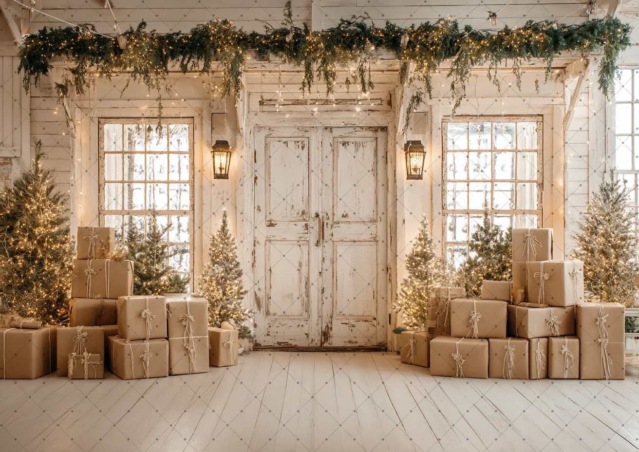 Vintage White Wooden Farmhouse - огляд і ціна Photography Lighting White Background