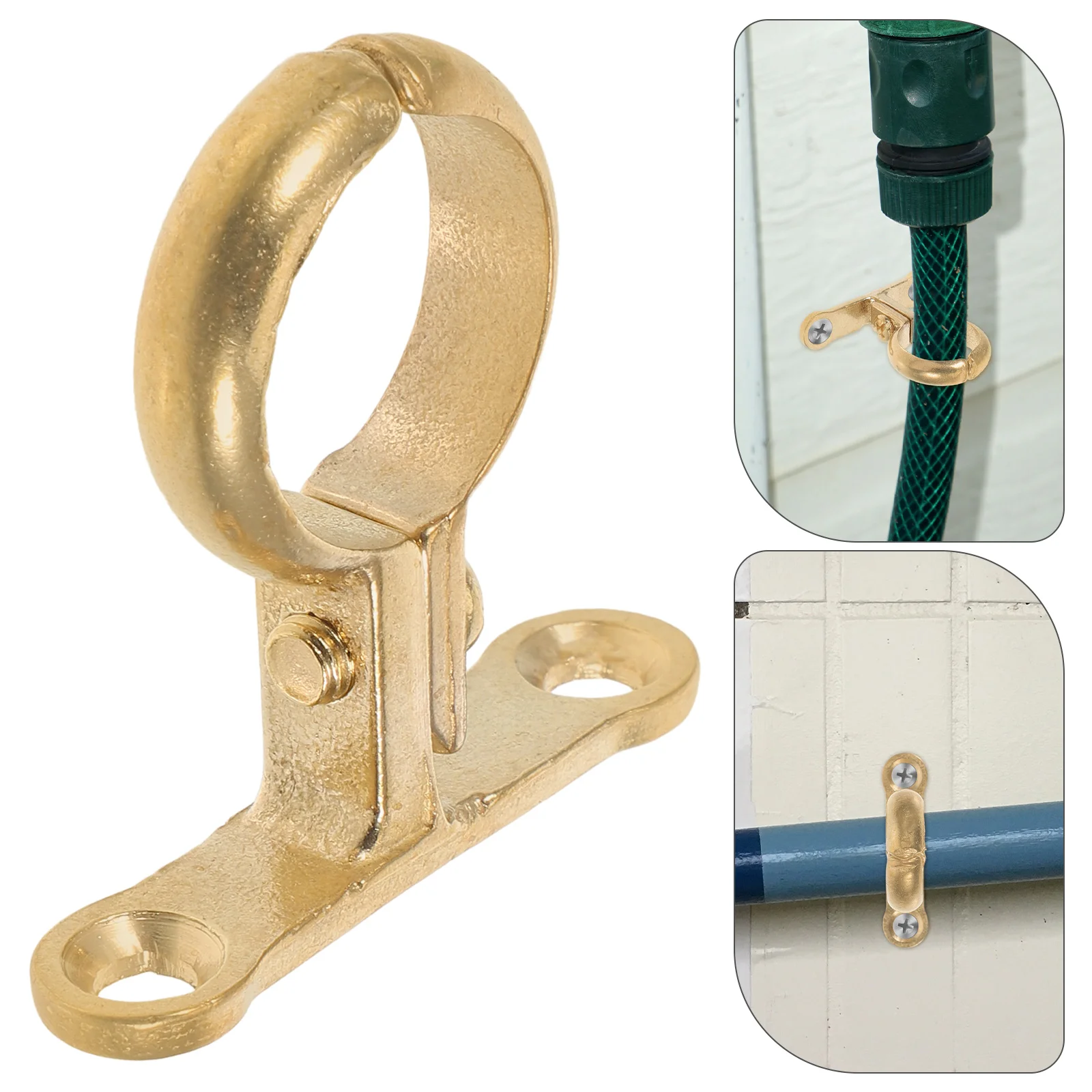 Pipe Card Conduit Clips Stainless Steel Metal Clamps High Pressure Hose Brass Cable