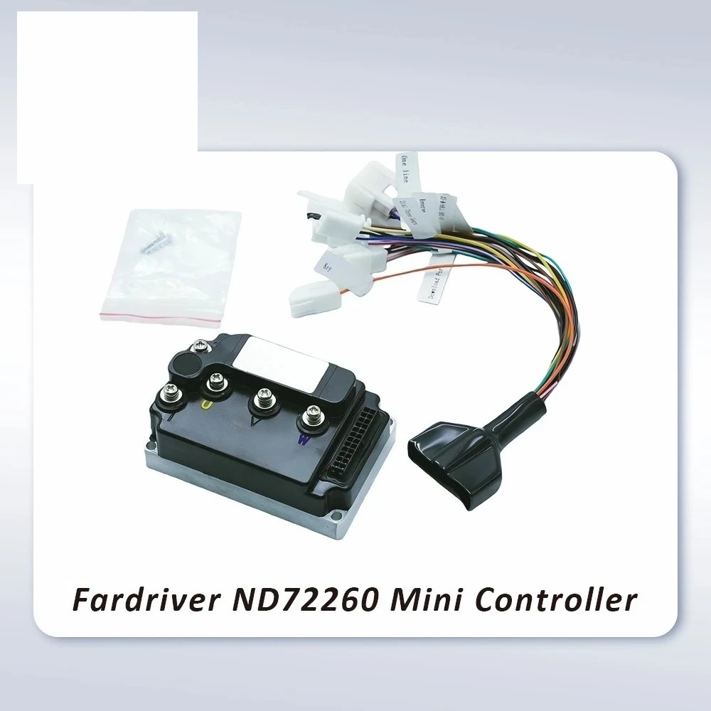 Nuevo controlador pequeño programable FARDRIVER ND72260 MiNi12 72V 260A BLDC Hall para motocicleta  1500W
