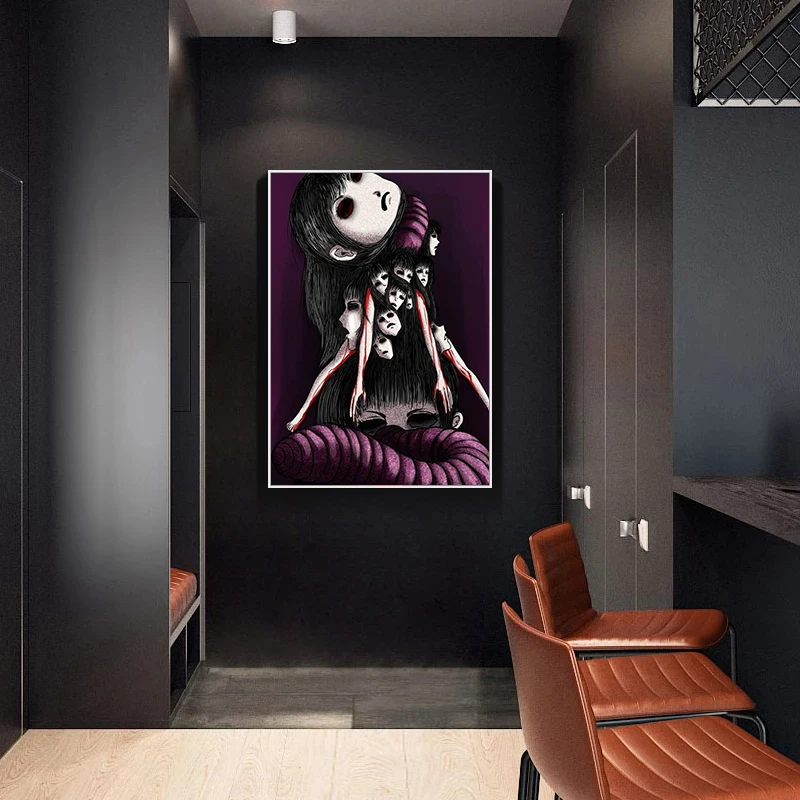 Diamentowe malarstwo Anime Horror obraz dziewczynki 5D DIY pełna mozaika z haftu diamentowego krzyż zestaw do szycia boże narodzenie Home Decor