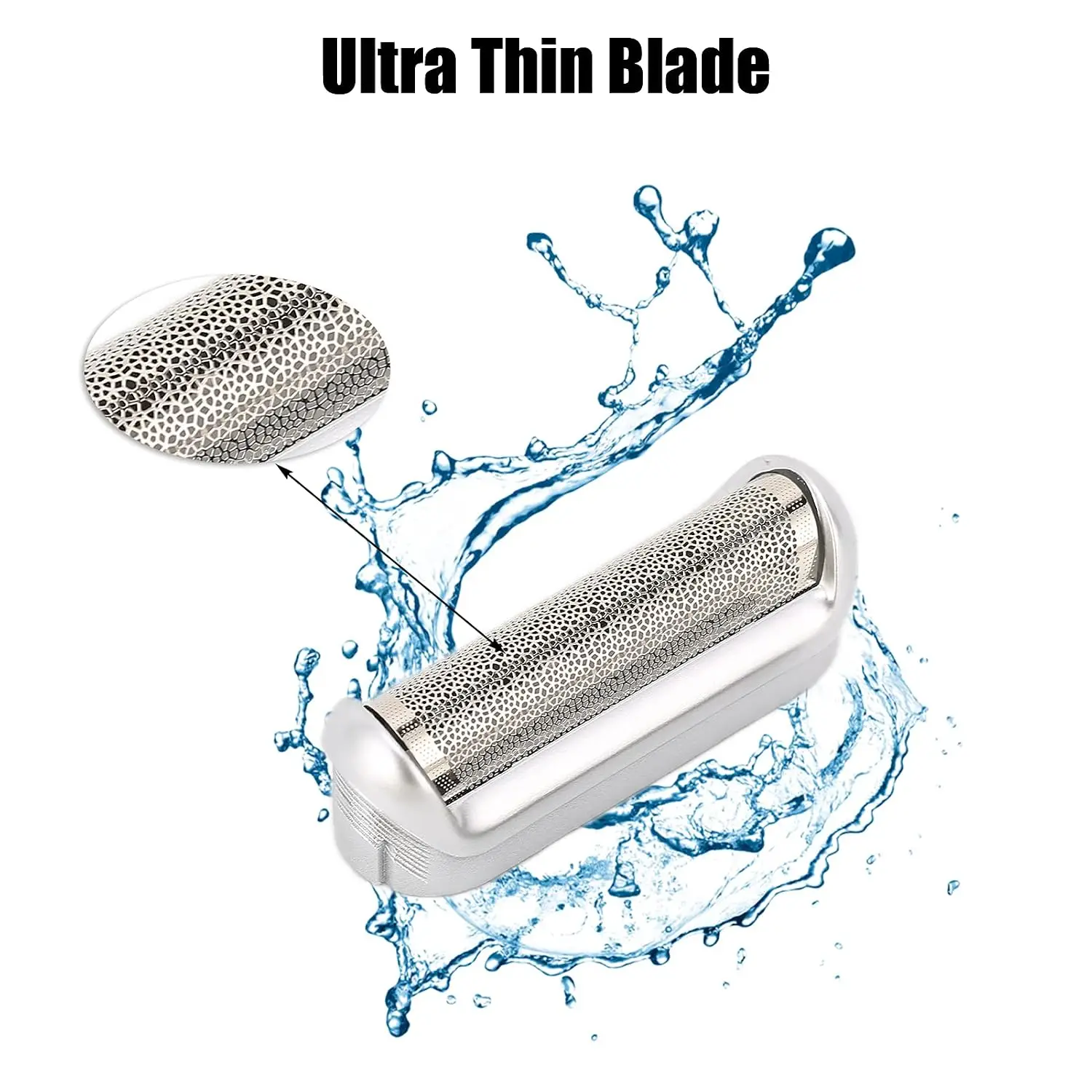 5S Shaver Foil & Cutter Blade Set Compatible with Braun M30 M60 M90 P50 P70 P80 5604 5607 5609 Razor Replacement Head Parts - view 3