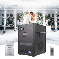 700W Cold Spark Machine Custom Sparkler Machine DMX Remote Stage Firework Fountain Fireworks Wedding Party Celebration DJ