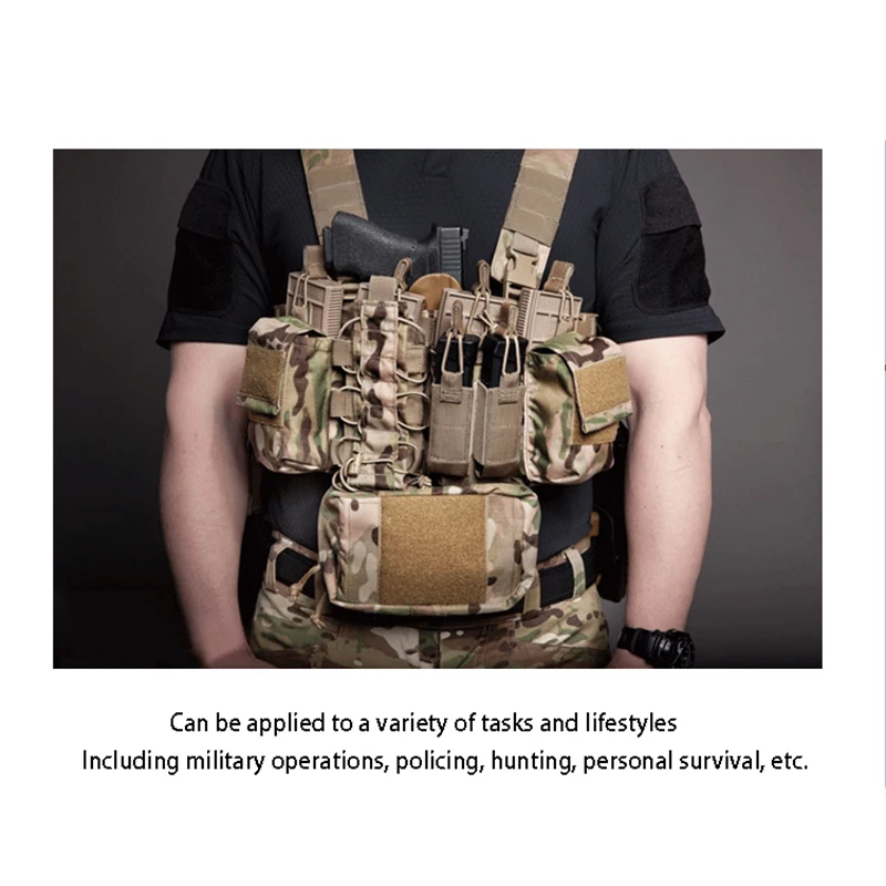 Tactical D3 vest AK unloading Molle chest equipment transport vehicle vest hunting sling shoulder cushion vest equipment