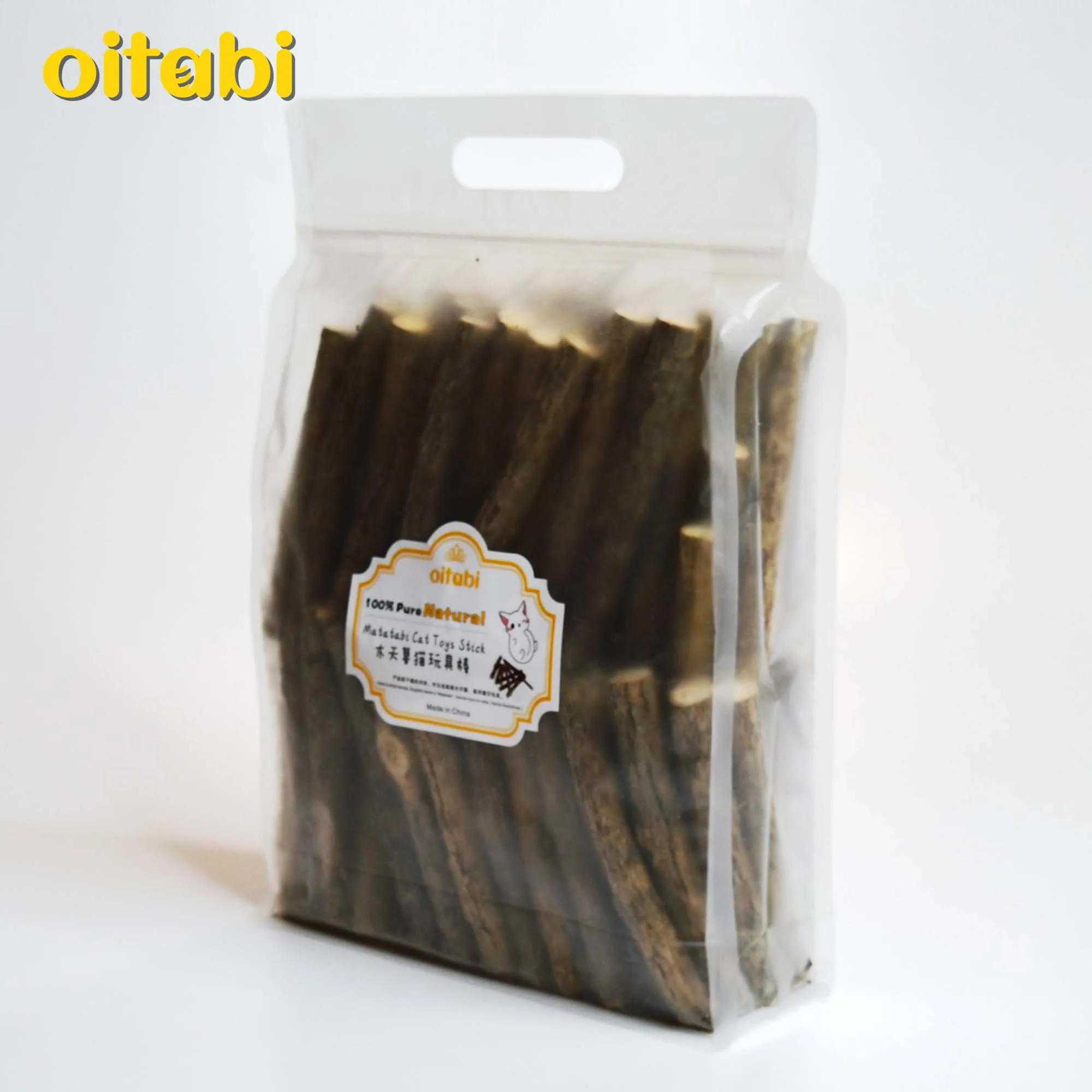 

Oitabi 1000g Matatabi Chew Sticks - Silvervine Sticks for Cats, An All Natural Silvervine Cat Toy and Cat Treat 120mm x 11-15mm